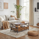 Table Basse Bois Metal Industrielle