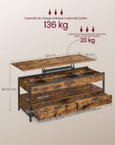 Table Basse Style Industriel