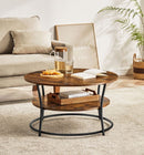 Table Basse Ronde Industrielle