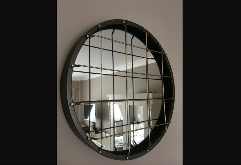 Miroir style Industriel Métal