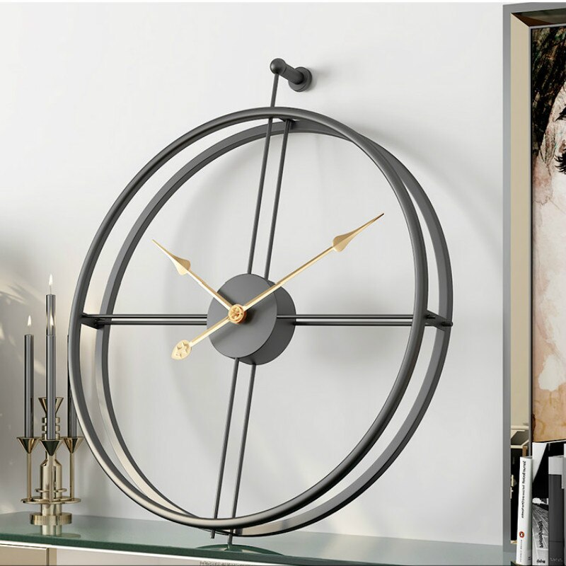 horloge style industriel 80cm